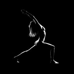 "Heart Chakra" Photographie noire et blanche 24" x 24" en édition de 10 par Oleg Char