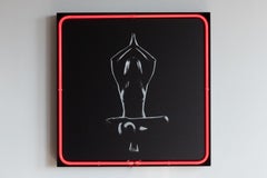 "Chakra Raíz" Fotografía en técnica mixta 26" x 26" pulgadas Edición 2/7 por Oleg Char