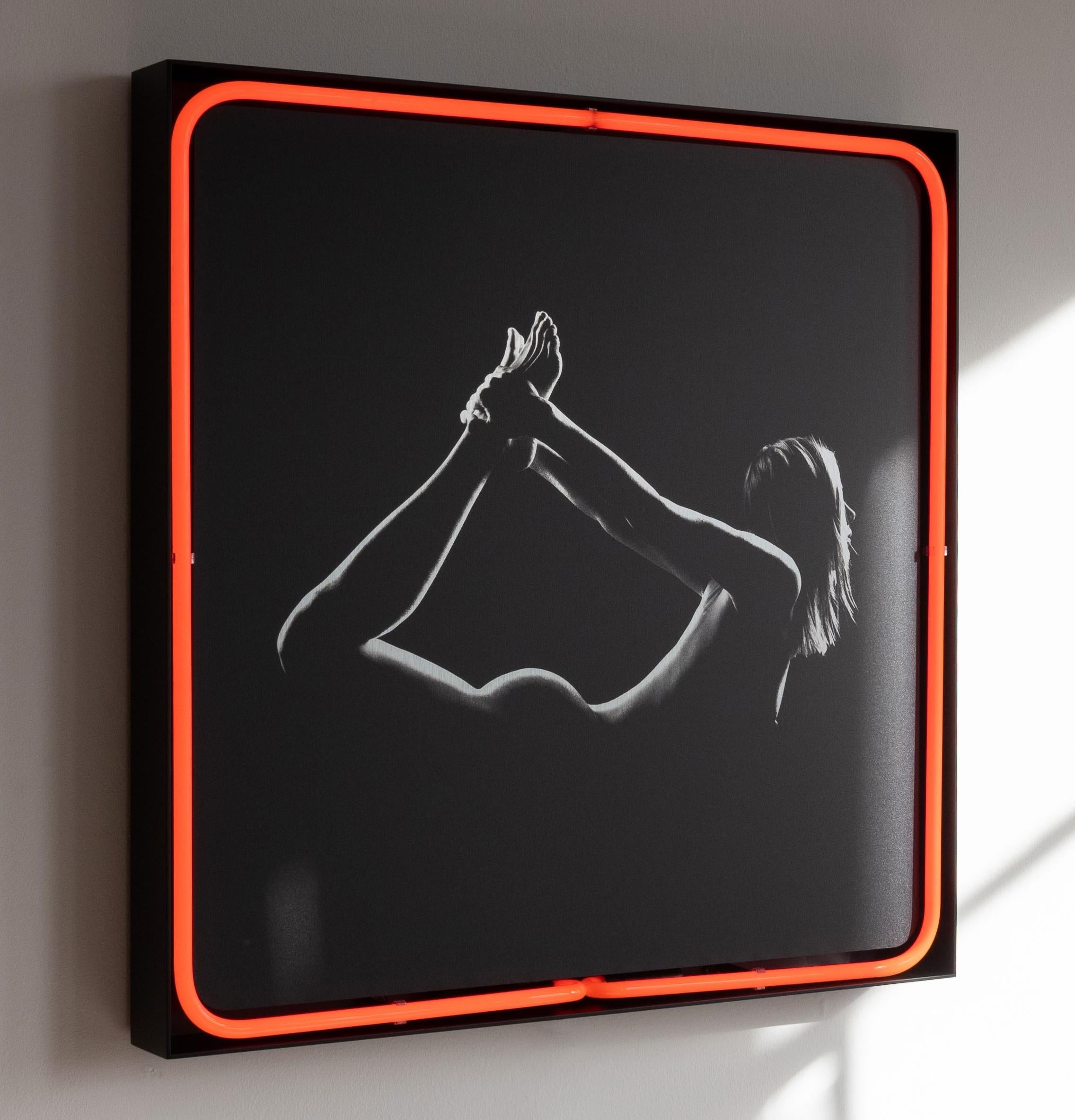 "Sacral Chakra" Mixed media photography 26" x 26" inch Edition 1/7 by Oleg Char

Medium: UV print on Aluminum Dibond, glass neon, wood backing, metal frame.

Sacral Chakra - Svadhishthana 

The sacral chakra holds a sacred space for our spiritual
