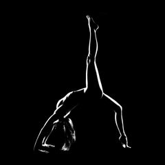"Throat Chakra" Black & White Photography 24" x 24" in Ed. of 10 by Oleg Char