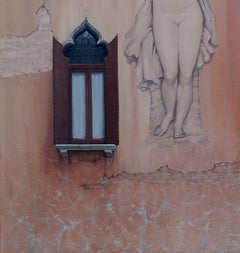 Agua Grande Venecia Renacimiento, Pintura al óleo original, Lista para colgar