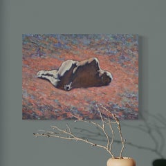 Color Dream Figurative Art, peinture à l'huile originale, prête à être accrochée