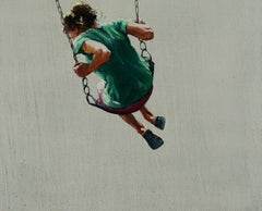 Modern Teenage Emotions Contemporary Art Original oil Painting, Ready to Hang