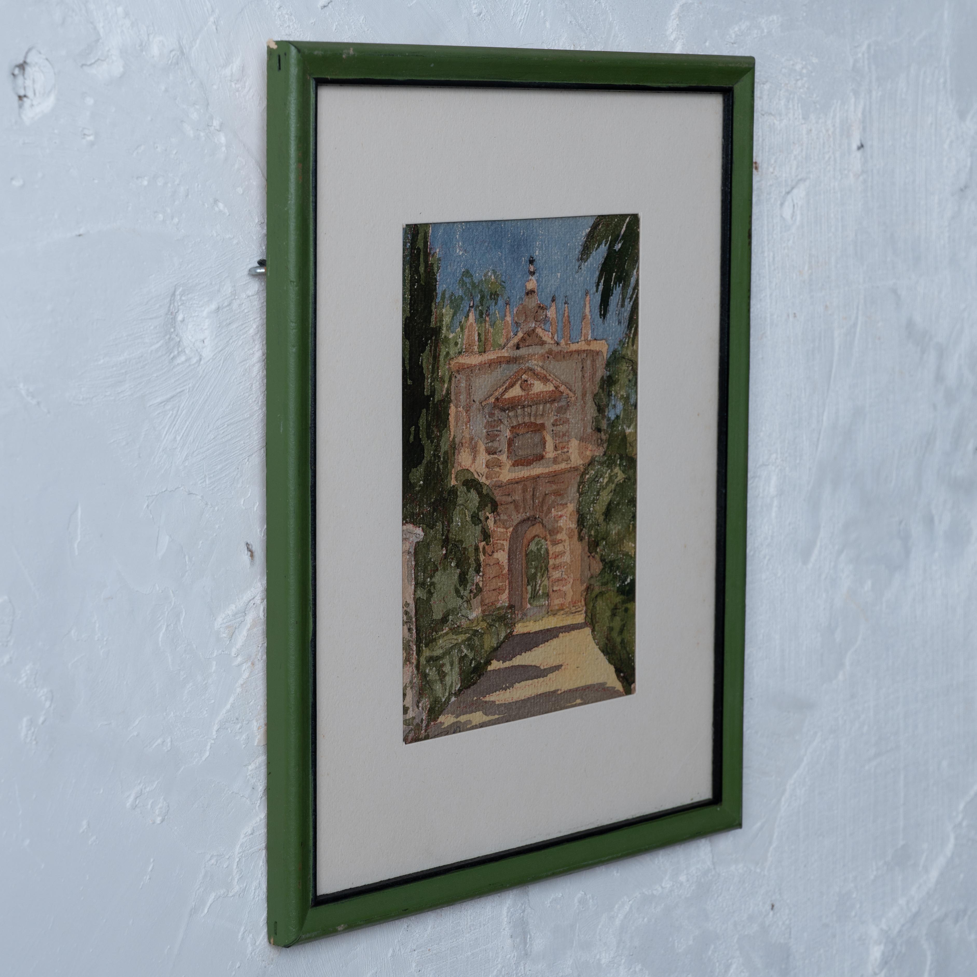 Oleg Pantuhoff - Alcázar von Sevilla (20. Jahrhundert) im Angebot