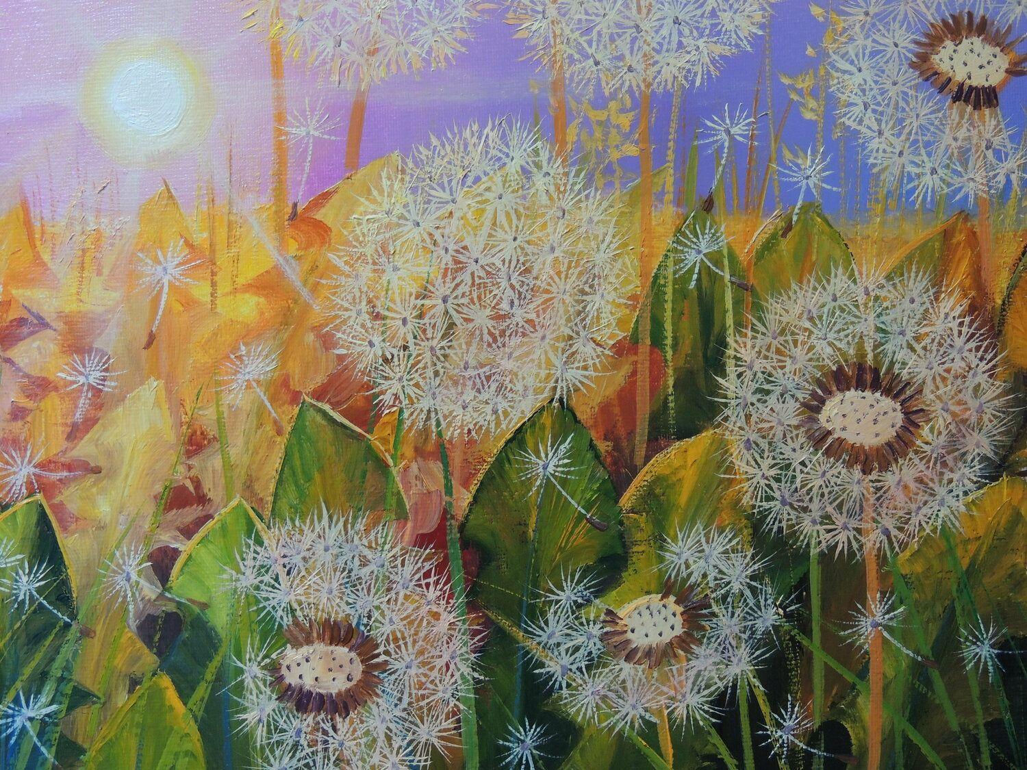 Il sole si nasconde, Pittura, Olio su tela - Painting Fotorealista di Oleg Riabchuk