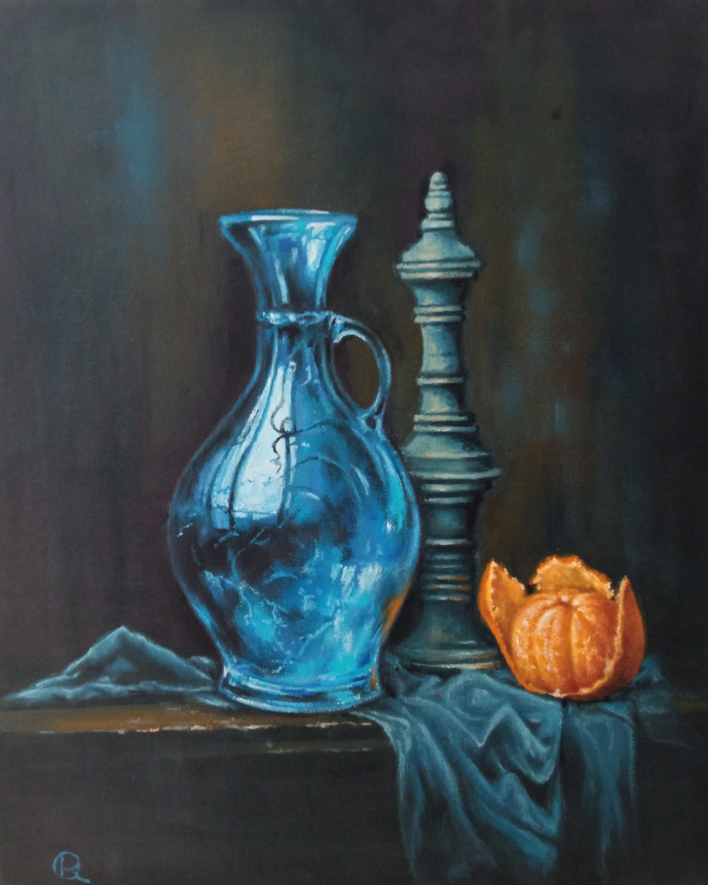 "Stilleben mit Mandarine"