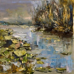 Where Silence Dwells, Impressionist Landscape Painting, Oil on Canvas, 2026