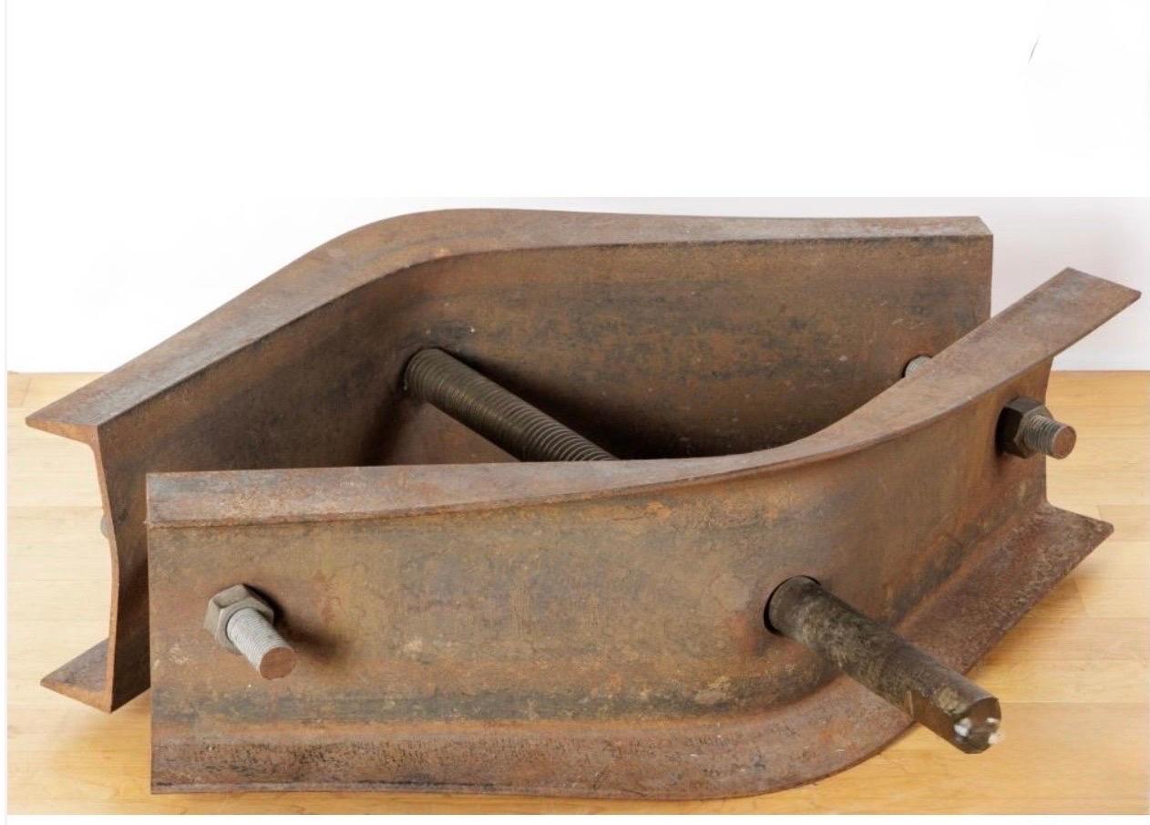 Corten Steel Sculpture Oleg Sohanievich Non Conformist Avant Garde Ukrainian For Sale 2