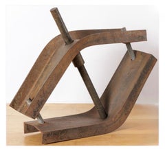 Corten Steel Sculpture Oleg Sohanievich Non Conformist Avant Garde Ukrainian