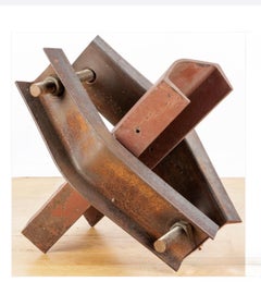 Corten Steel Sculpture Oleg Sohanievich Non Conformist Avant Garde Ukrainian