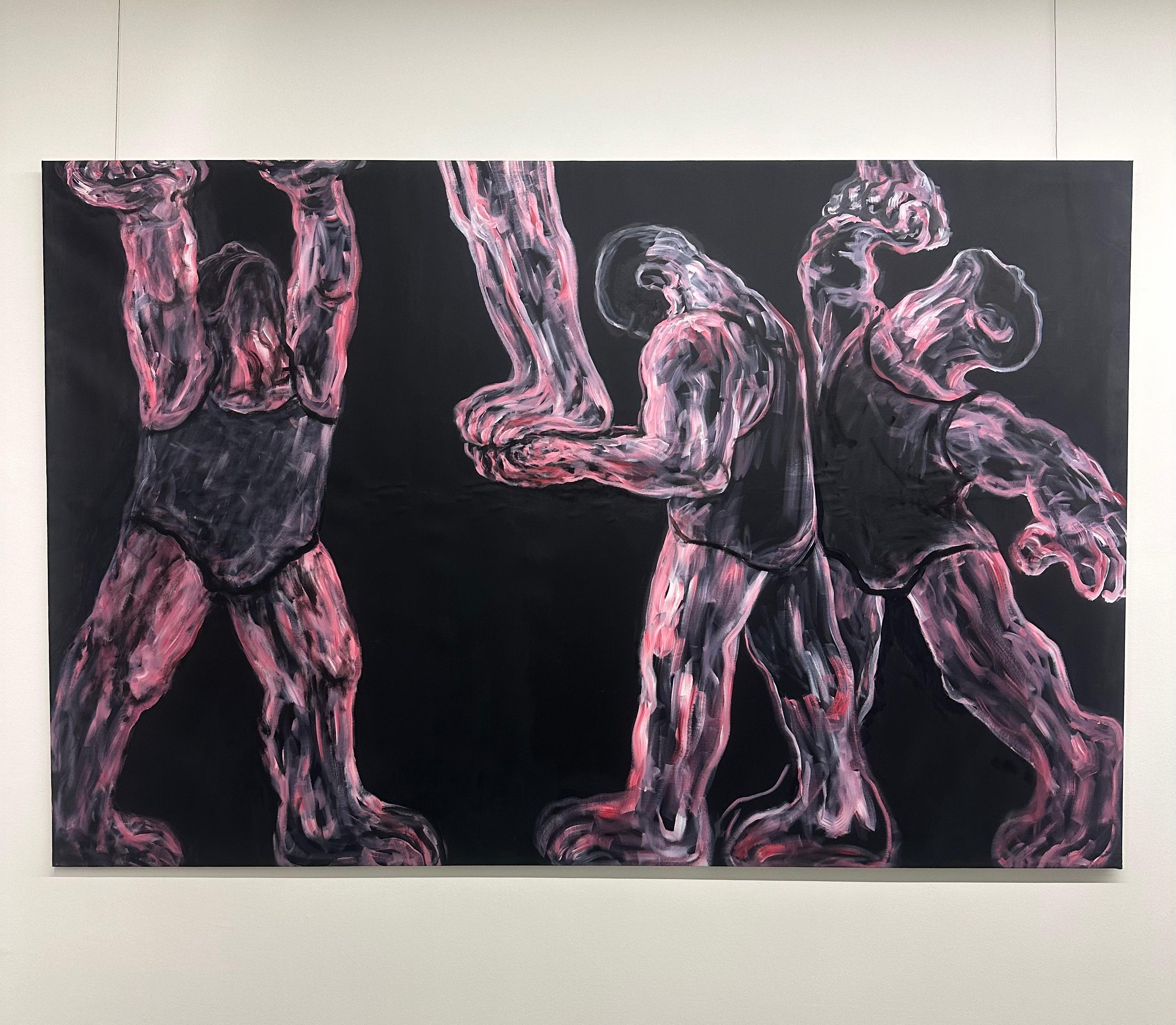 Georgian Contemporary Art by Oleg Timchenko - Untitled Men For Sale 1