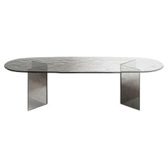 Tavolo da pranzo in vetro Oleka