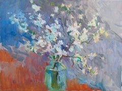 "A blossoming apple tree"