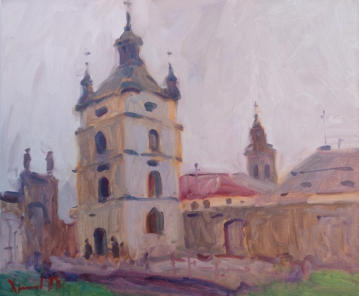 Landscape Painting de  Oleksandr Khrapachov - "Después de la lluvia"