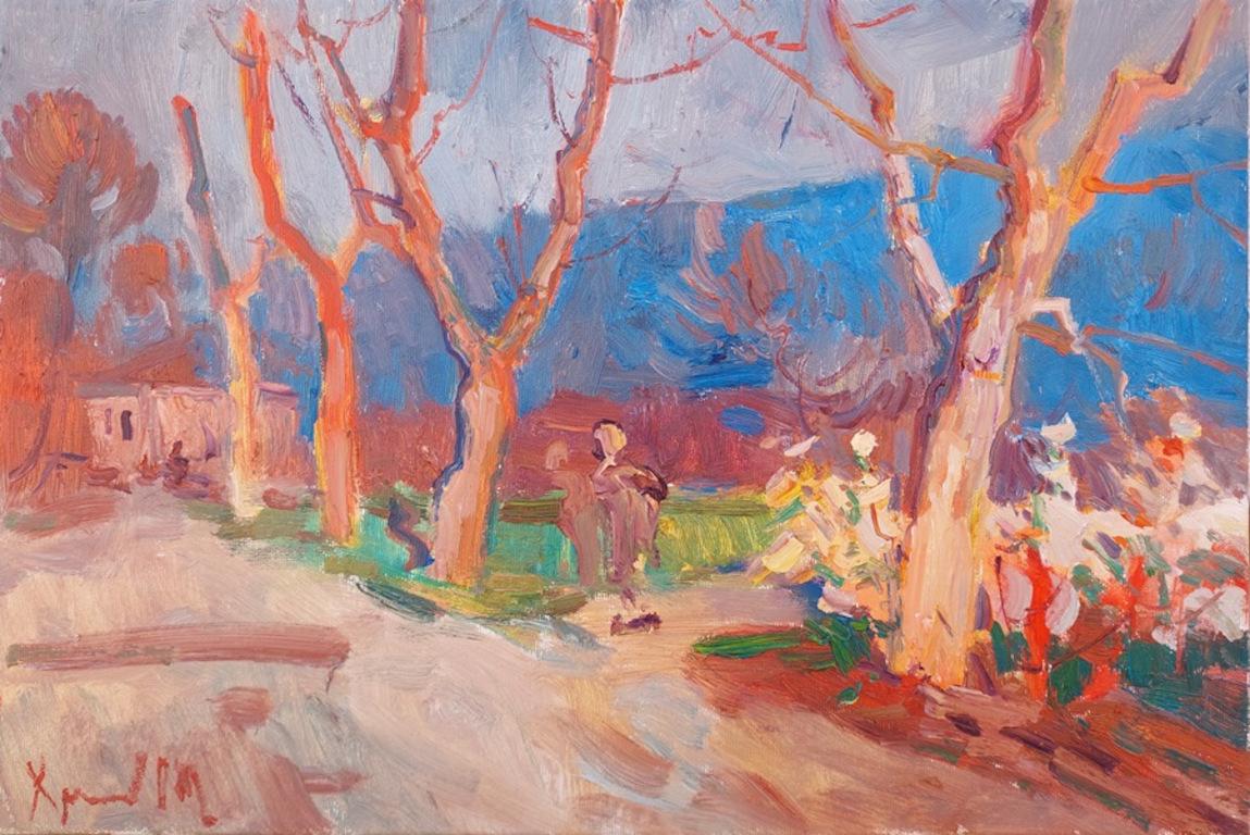 "Vor der Kulisse der Berge"