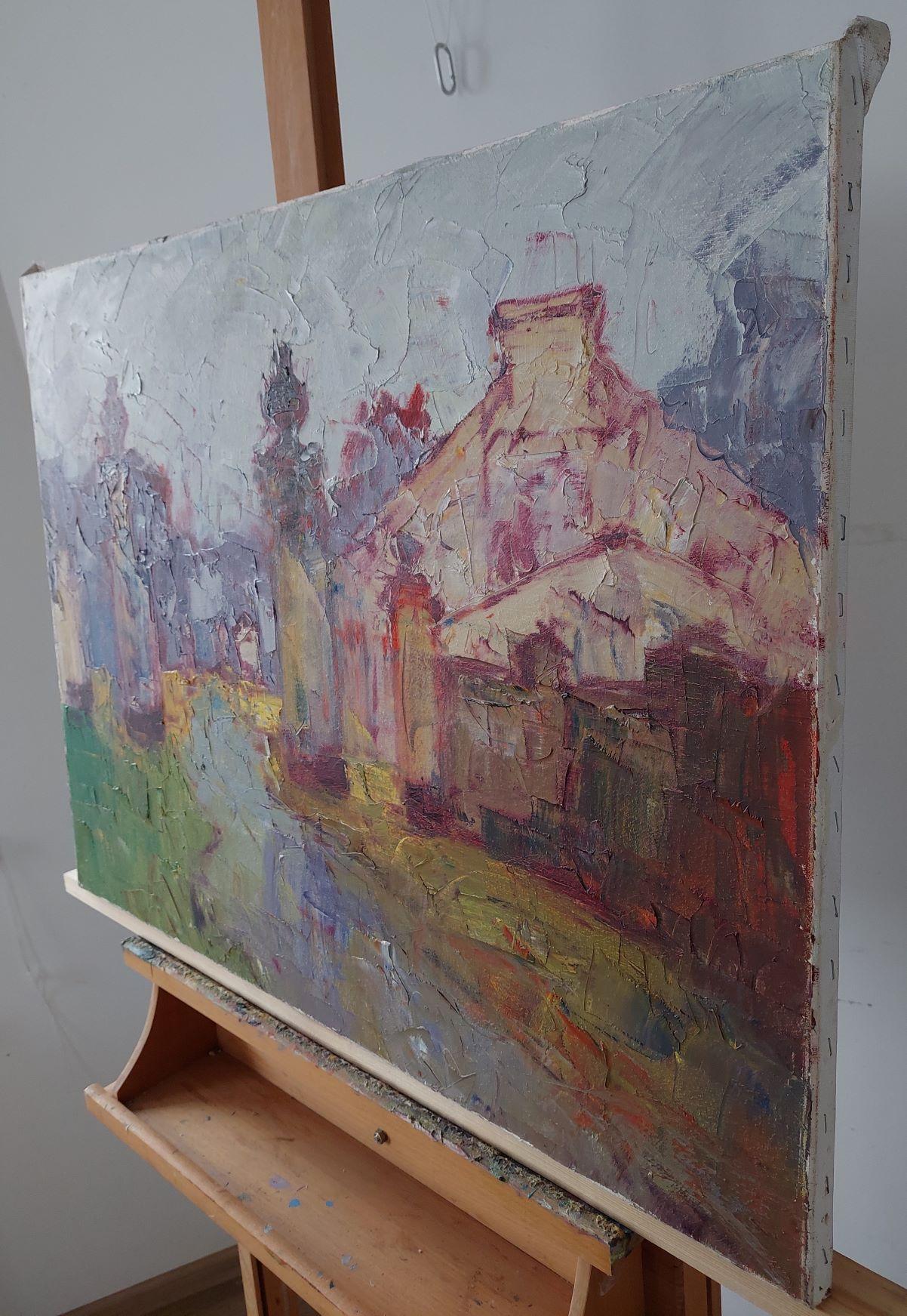 ANTONIN. - Landscape Painting Gris de  Oleksandr Khrapachov