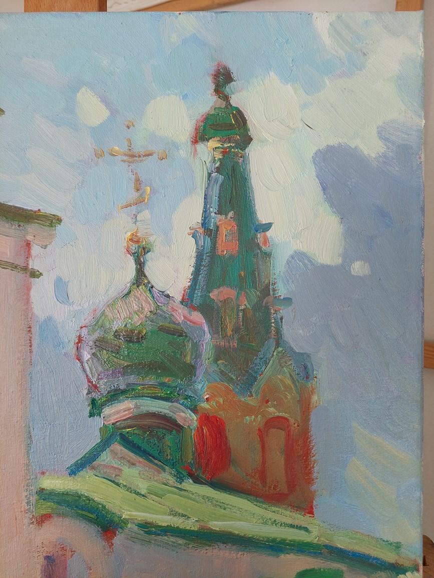 ### A spiritual symphony of architecture and light

In this deeply philosophical work, Alexander Khrapachov (born 1981) reveals to us the eternal theme of human interaction with sacred space. Ascent is not just an architectural landscape, but a