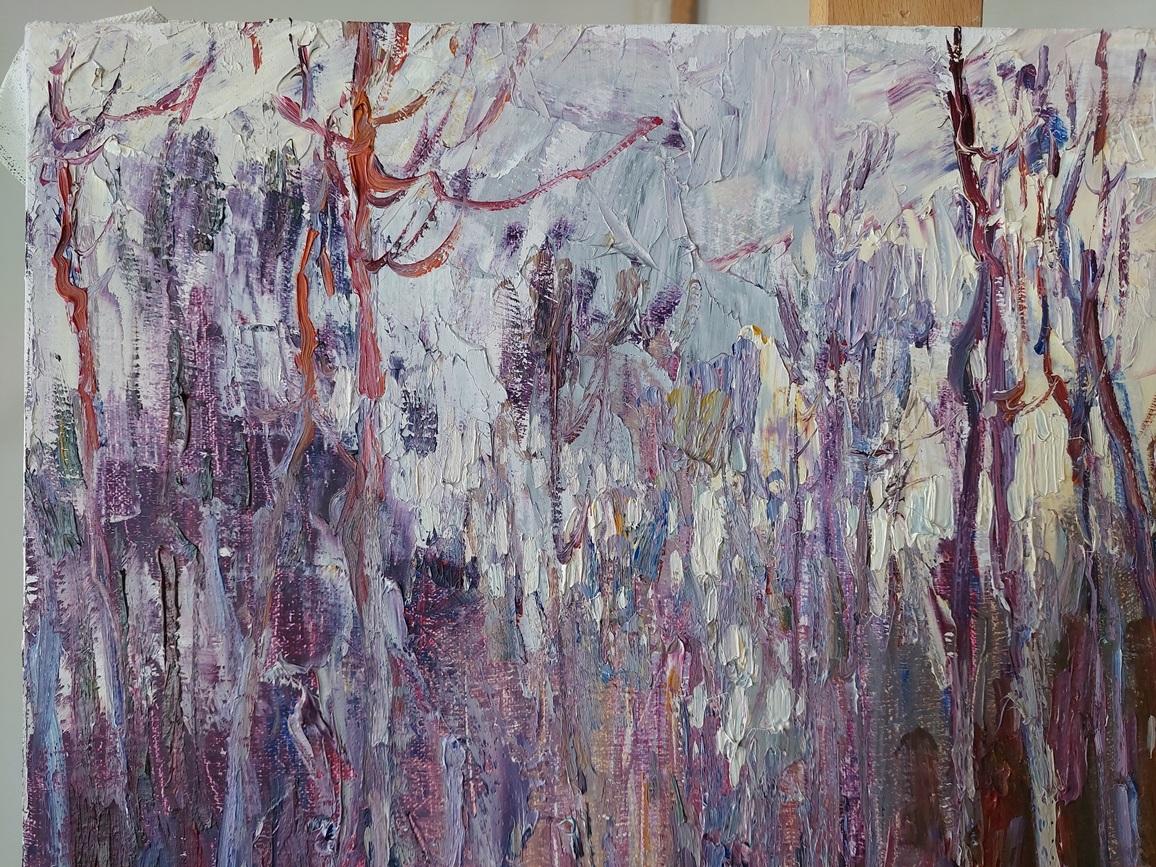 „Herbst ist gekommen“ (Grau), Landscape Painting, von  Oleksandr Khrapachov
