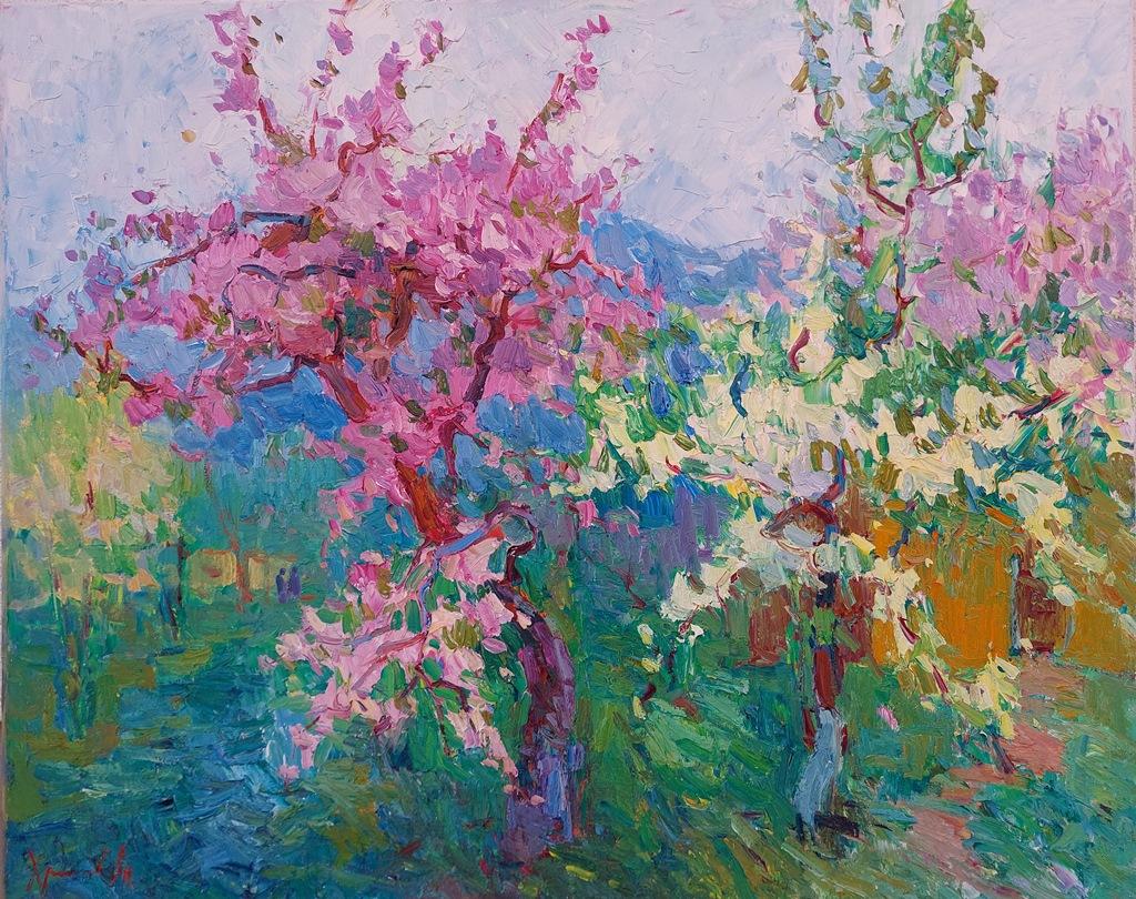"Floreciendo en las montañas"
