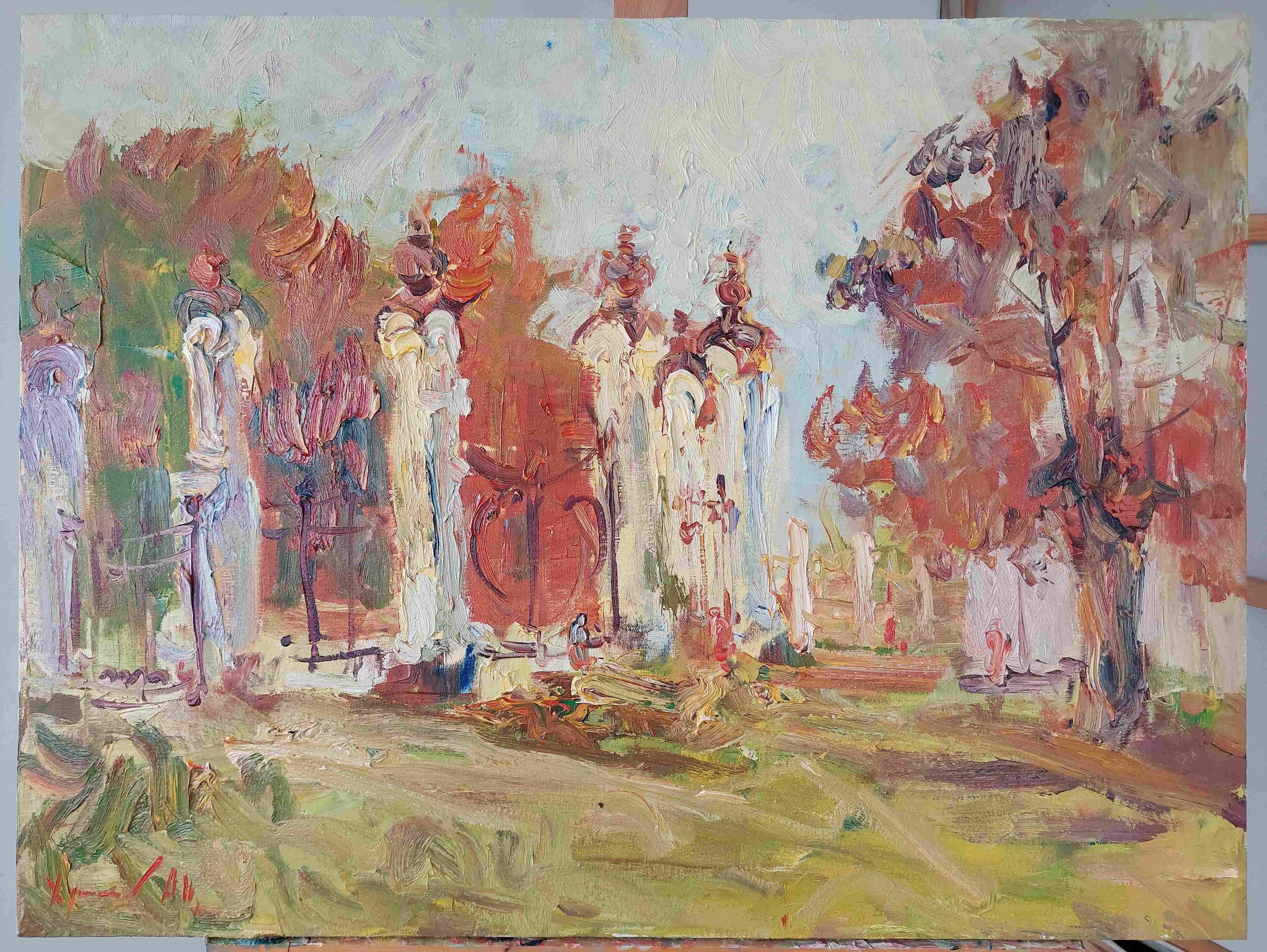 Nachlass. Antonina – Painting von  Oleksandr Khrapachov
