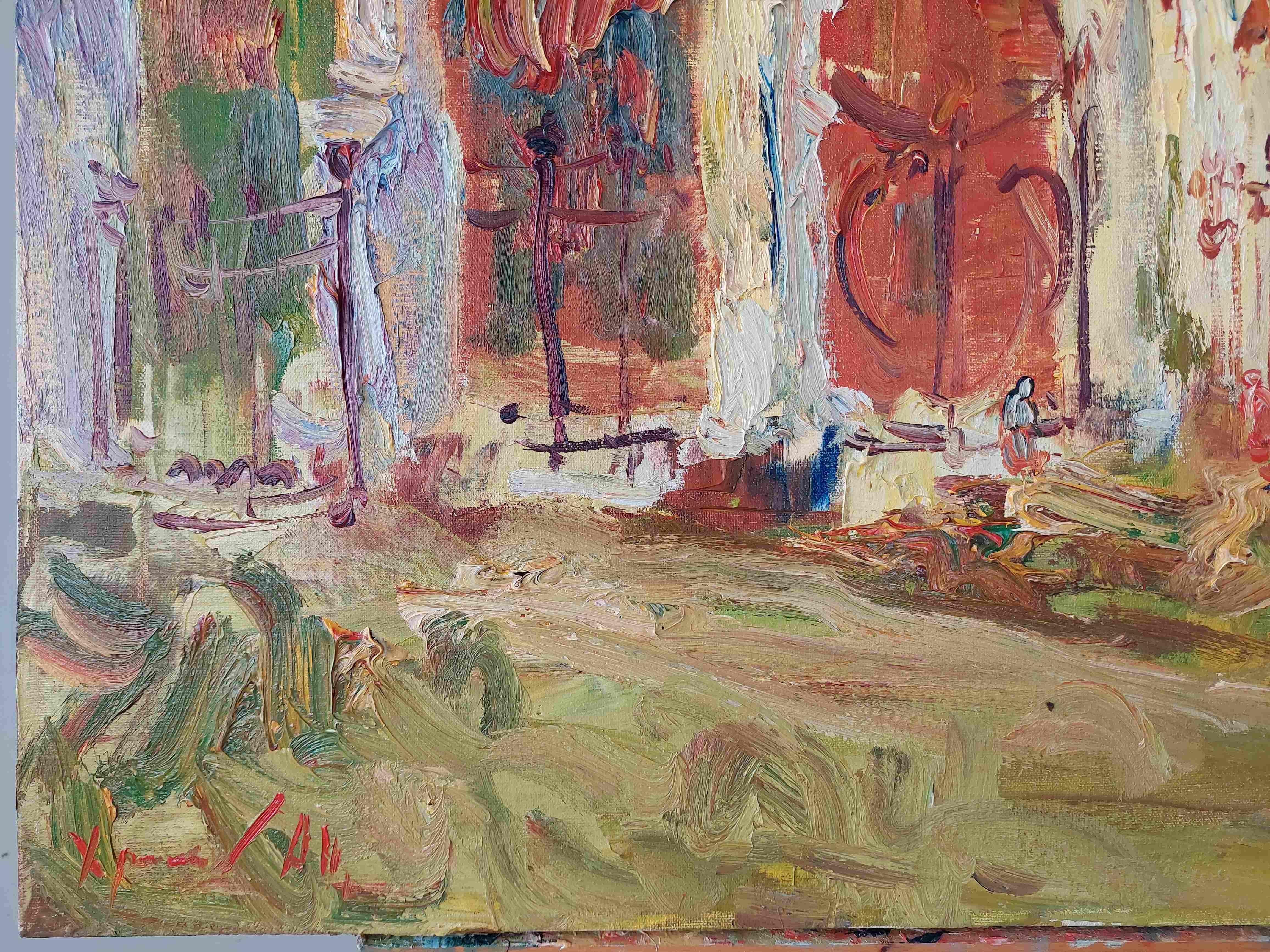 Nachlass. Antonina (Braun), Landscape Painting, von  Oleksandr Khrapachov