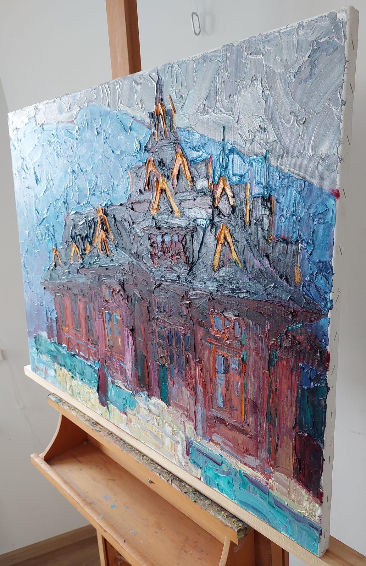 NELLE MONTAGNE DELLA CARPAZIA. - Painting Impressionismo di  Oleksandr Khrapachov