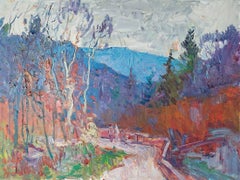 "In the mountains"