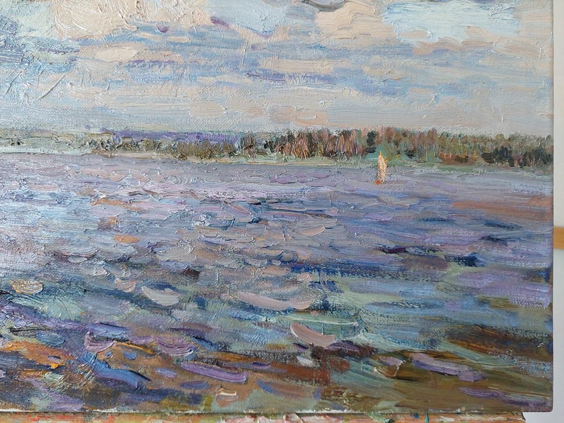 „On Lake Senezh, Moskauer Region“ im Angebot 1