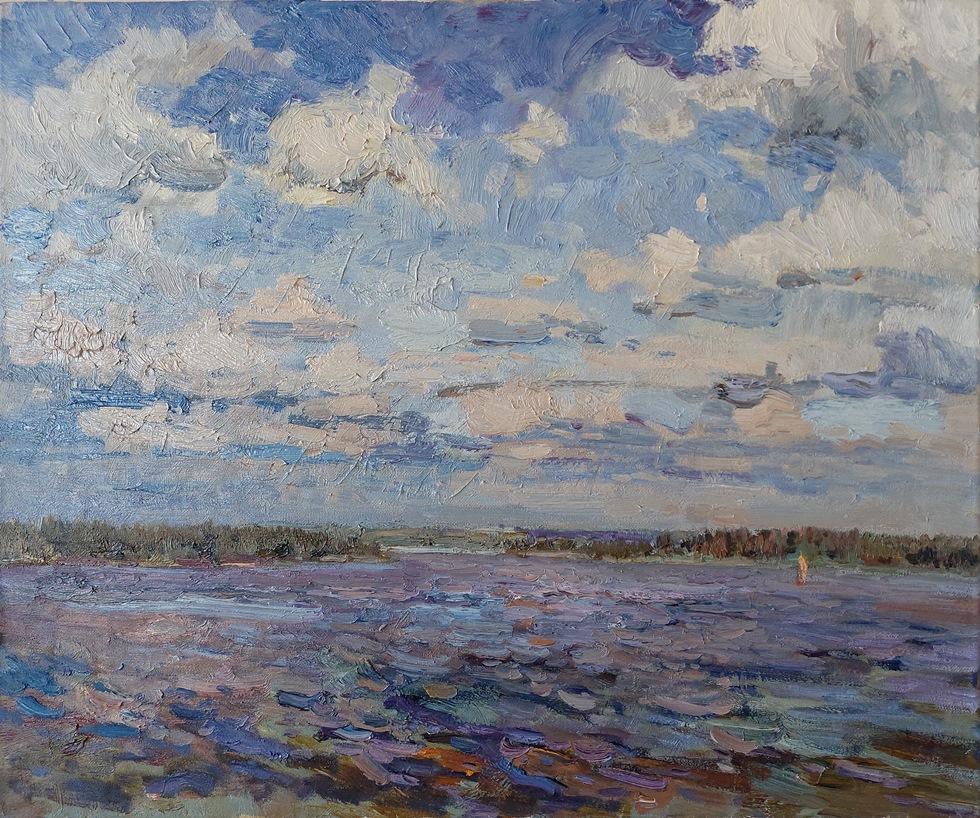 „On Lake Senezh, Moskauer Region“