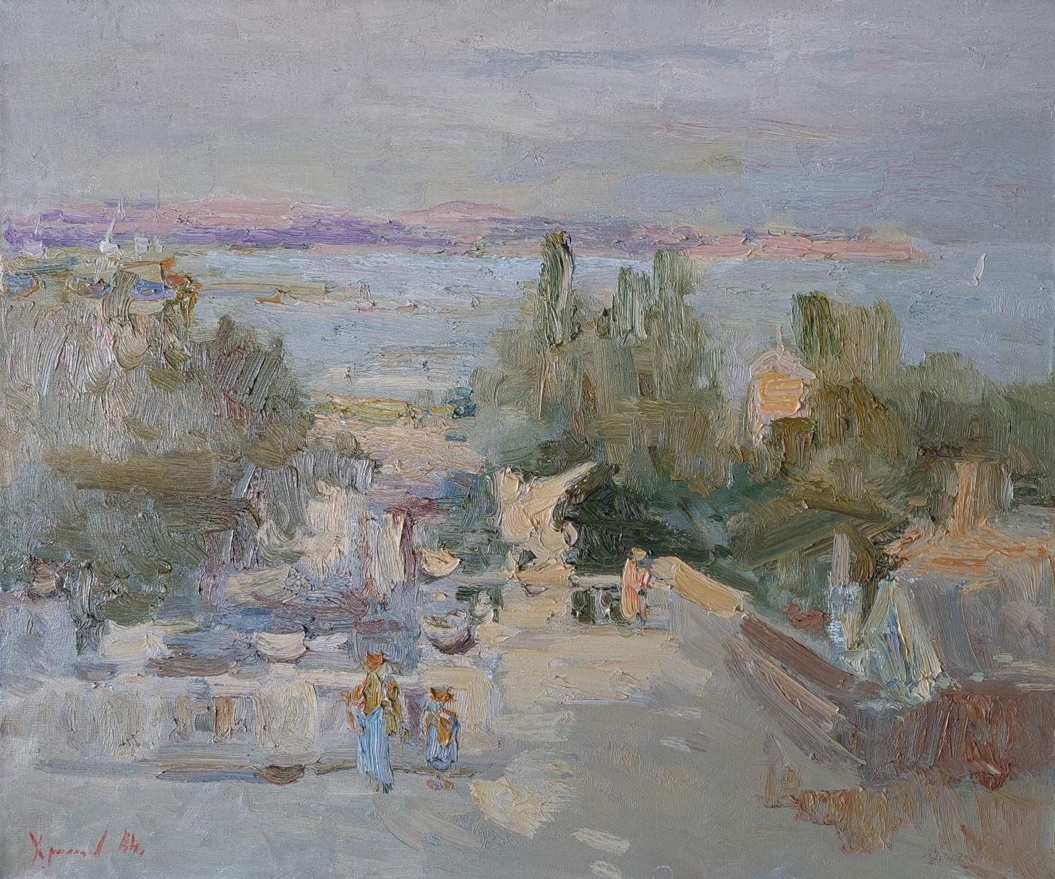  Oleksandr Khrapachov Landscape Painting - ON MOUNT METRIDATES. KERCH.
