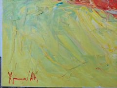 On the Captive, Impressionist Landscape Painting, Oil on Canvas, 2015