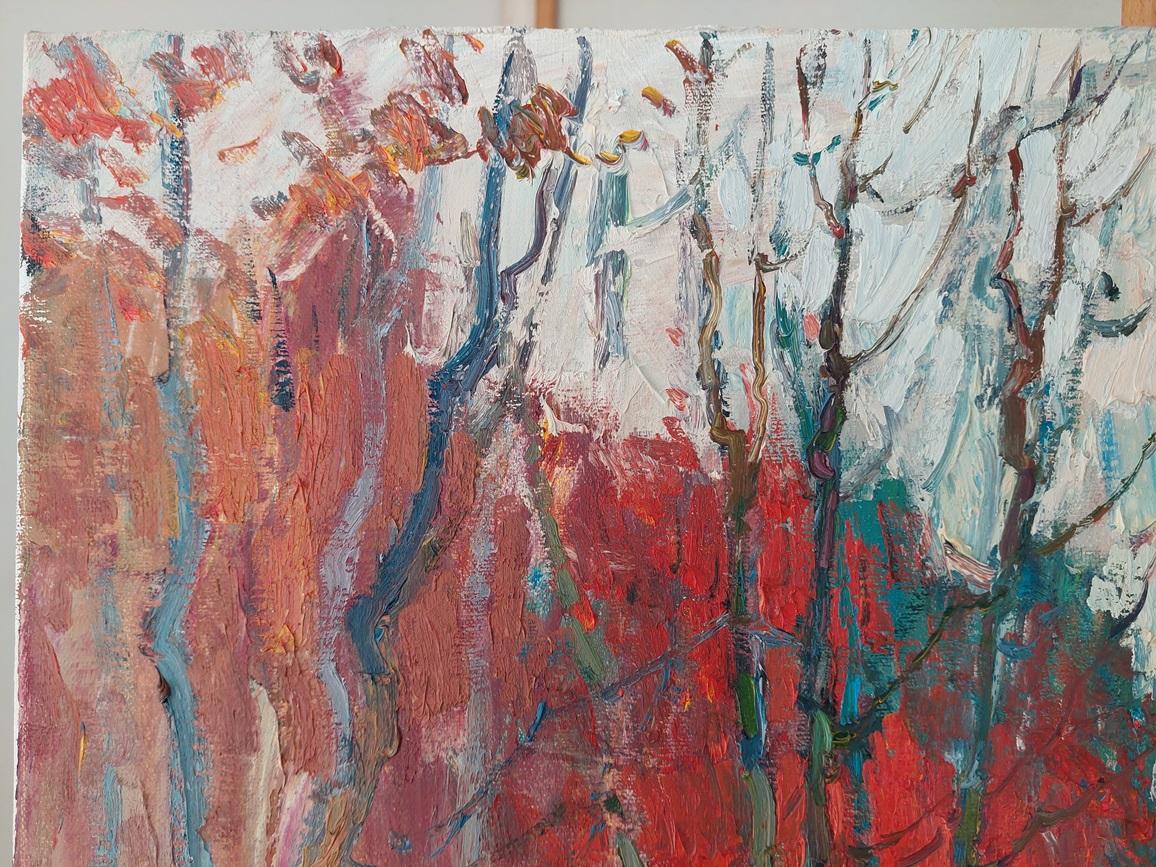 # “Red Forest”
## Oleksandr Khrapachov, 2015


### The poetry of the Carpathian peaks in the blaze of autumn colors

In this captivating canvas, talented Ukrainian artist Oleksandr Khrapachov (born 1981) reveals to us the magical beauty of