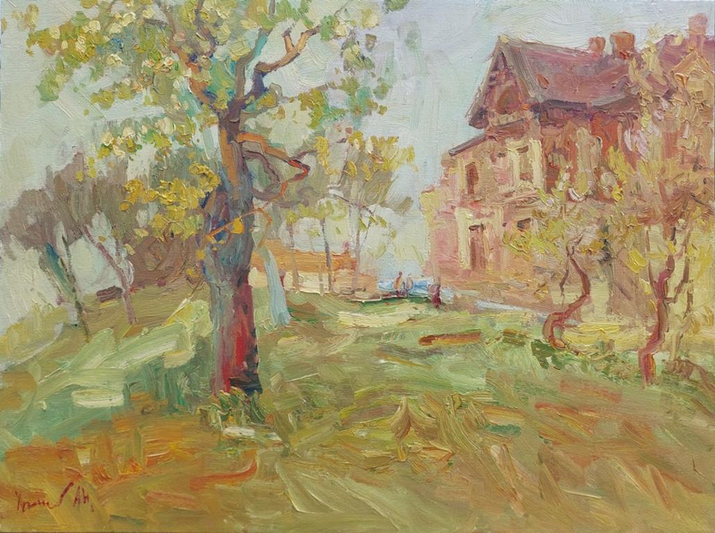  Oleksandr Khrapachov Landscape Painting - "Spring"