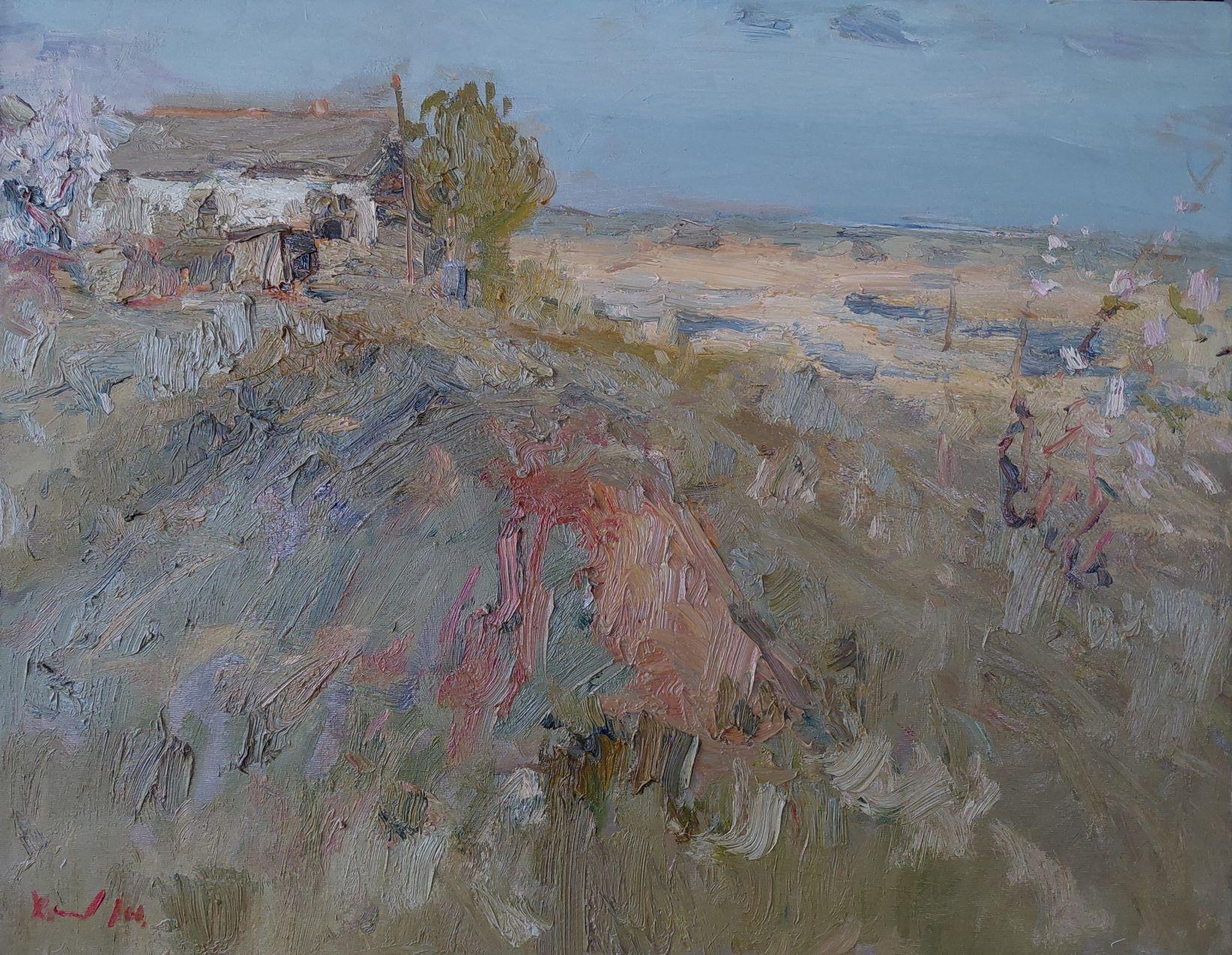  Oleksandr Khrapachov Landscape Painting - _SPRING, POLTAVA REGION_