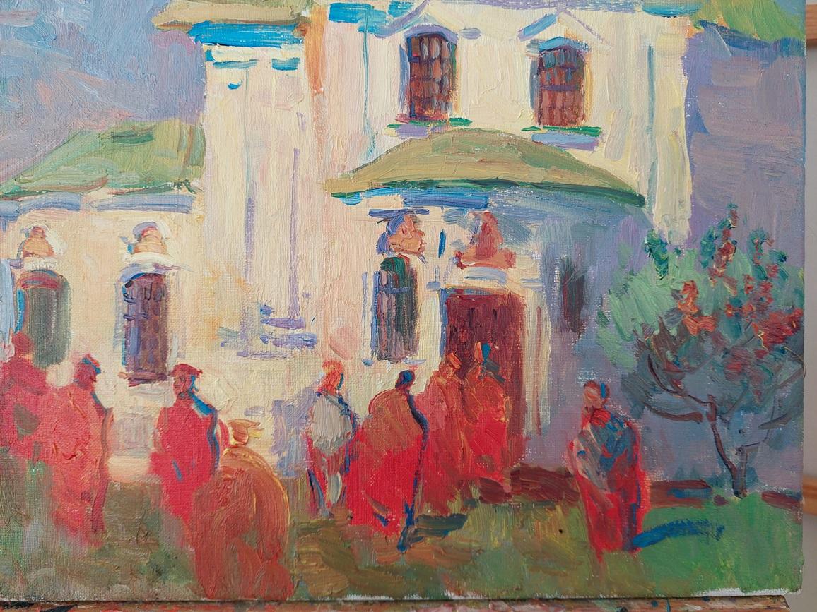 SUNNY
Oleksandr Khrapachov, 2021

In this exquisite canvas, talented Ukrainian artist Oleksandr Khrapachov (b. 1981) masterfully combines academic traditions with impressionistic lightness, creating a work that touches the deepest strings of the