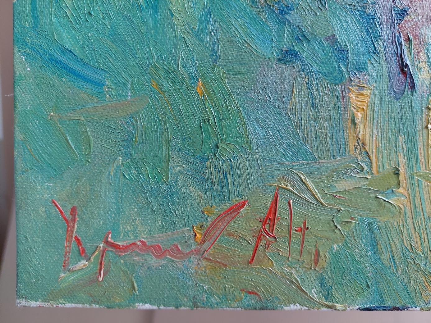 ''I giardini sono in fiore'' - Painting Impressionismo di  Oleksandr Khrapachov