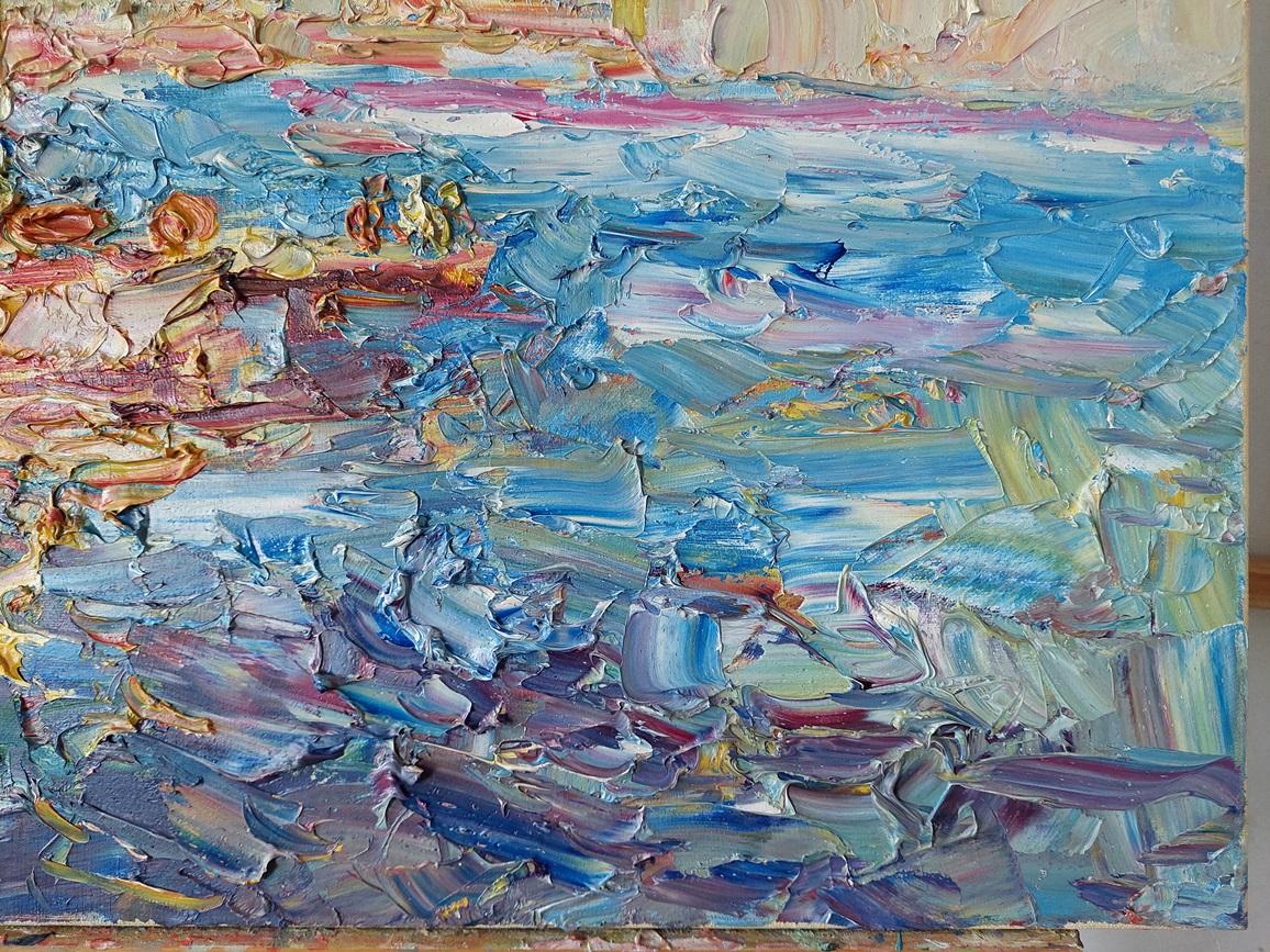 Sie sehen ein einzigartiges Gemälde, das unter der sengenden Sonne der Krim in der Steppe von Kertsch entstanden ist - der letzte Atemzug freier Kunst vor der Wende der Geschichte. Dieses Werk hat einen besonderen Wert als künstlerisches