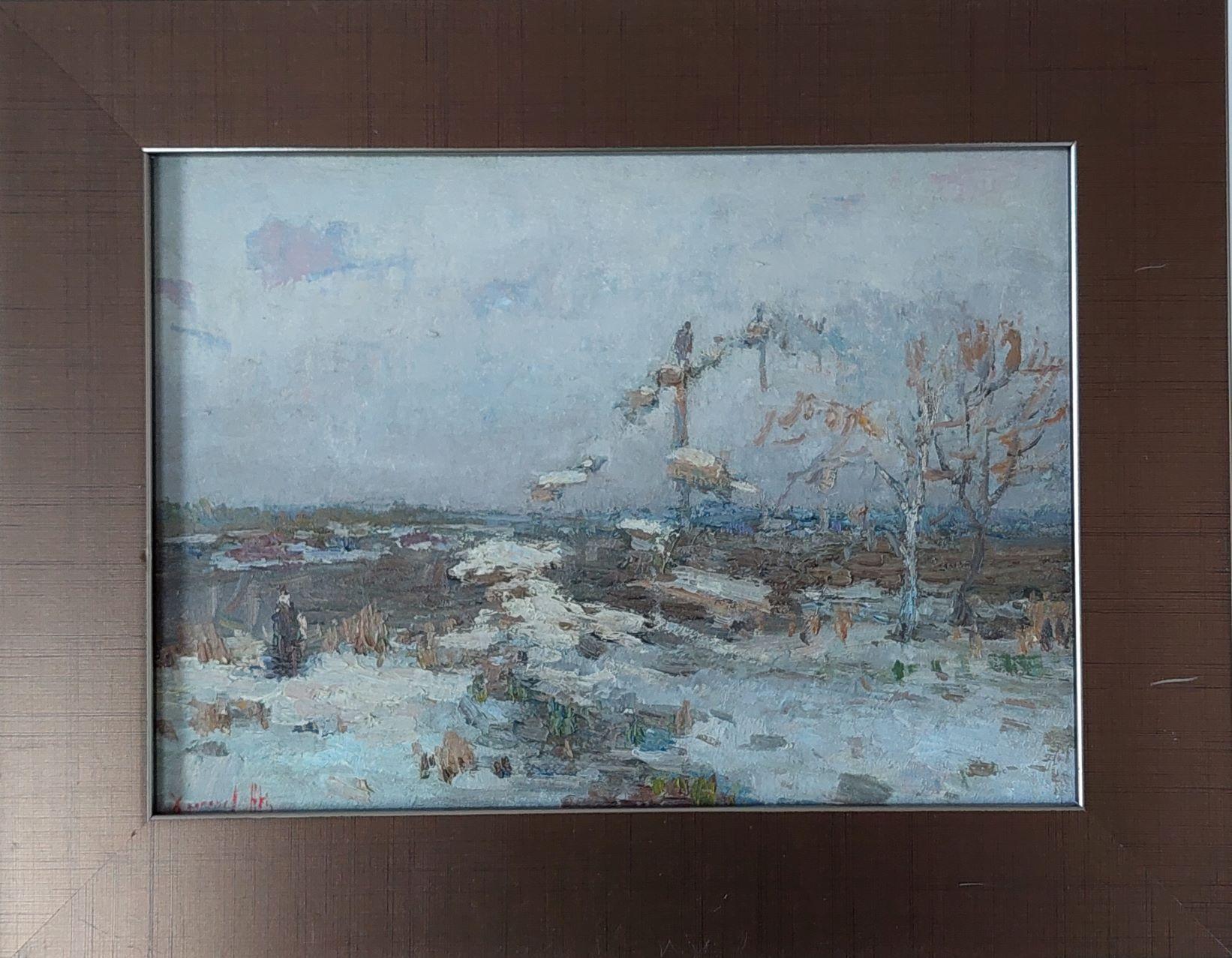  Oleksandr Khrapachov Landscape Painting - TRANSITION_