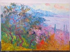 "View from the botanical garden in Batumi. Georgia"