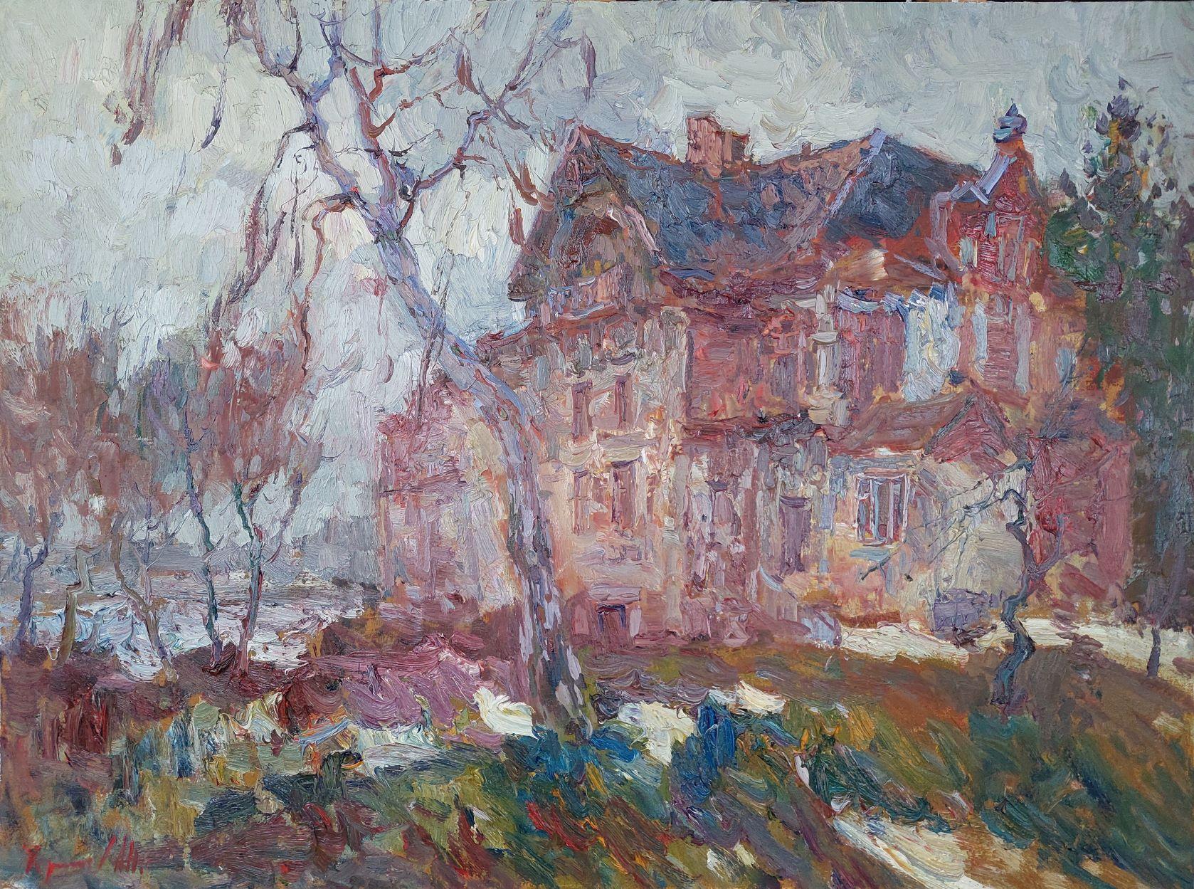 Landscape Painting Oleksandr Khrapachov - Le domaine d'Antonina