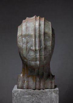 "Delusion Nr.5" Clay Sculpture Ed. 1/1 25x13x11 in by Oleksandr Miroshnychenko