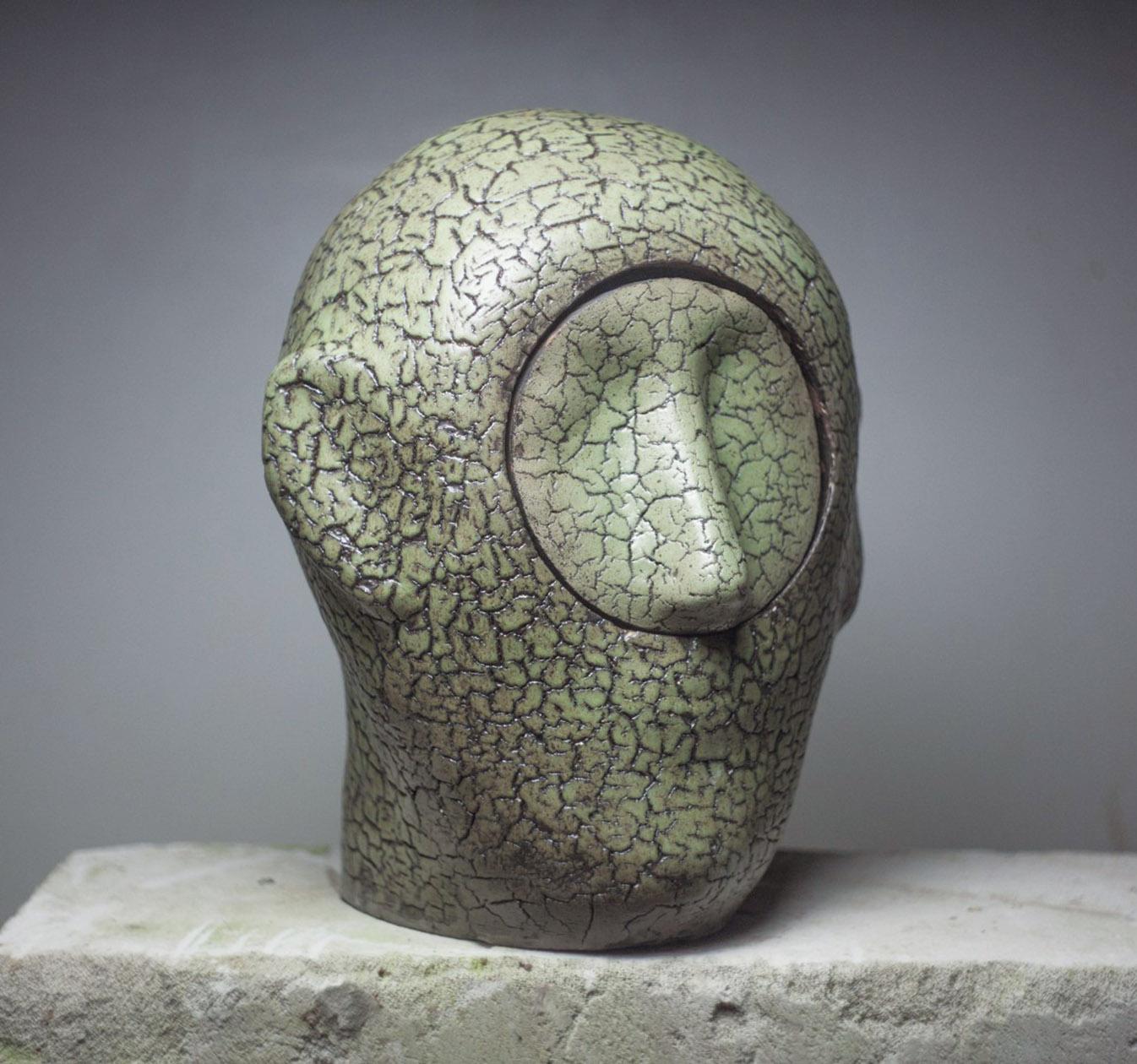 Oleksandr Miroshnychenko Figurative Sculpture - Head 13