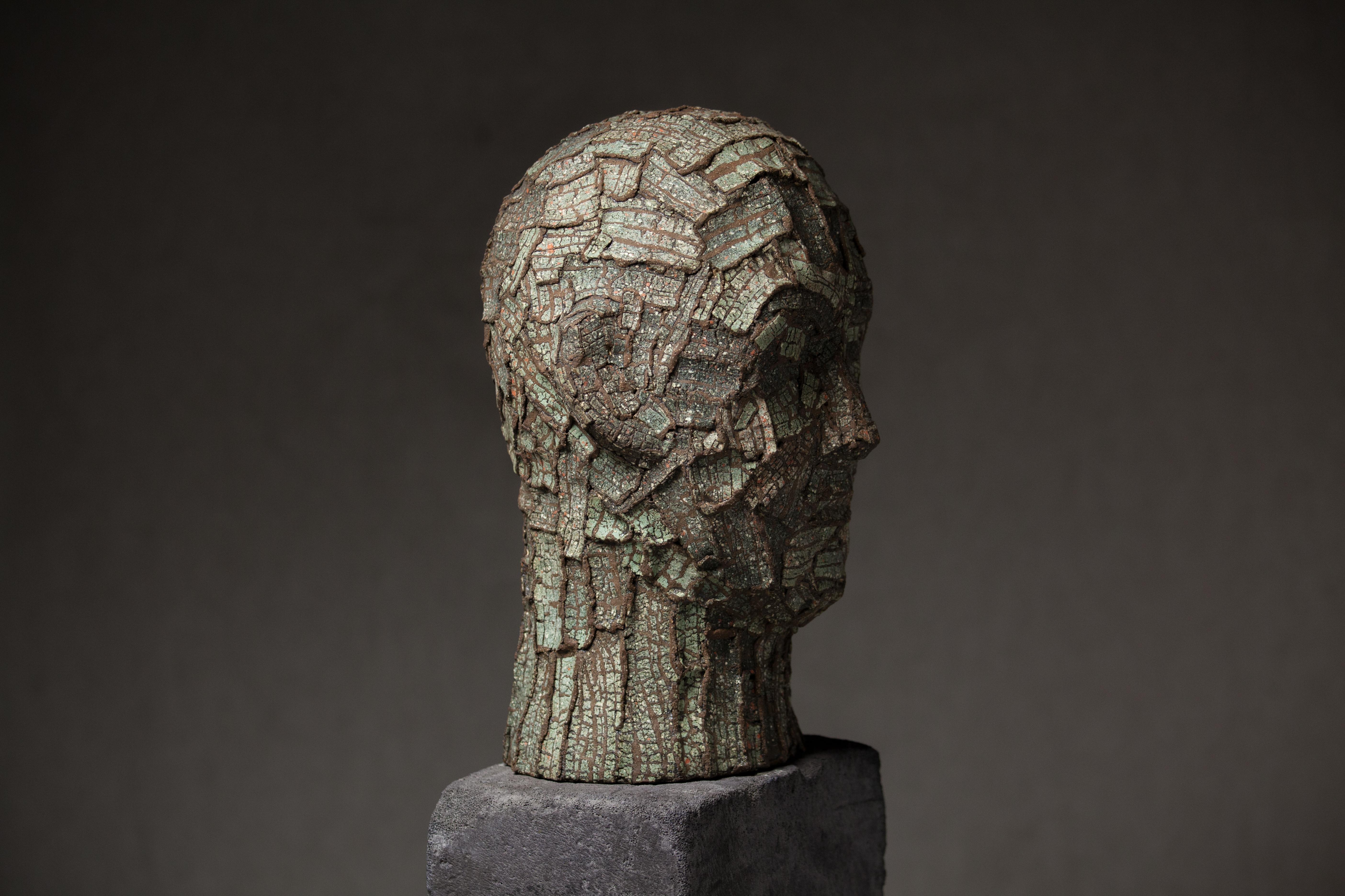 clay head sculptures