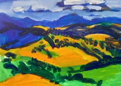 "The wind in the mountains was chasing the clouds"