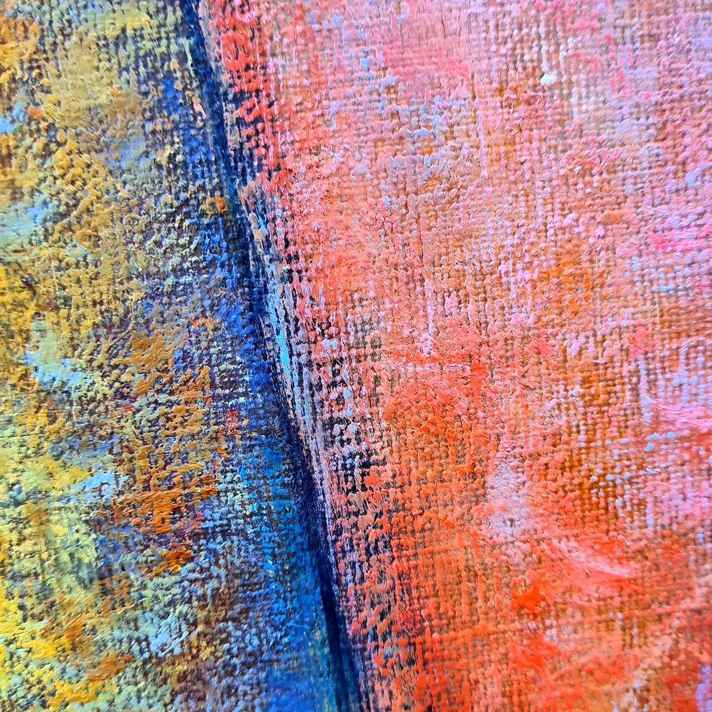 Serie di creazioni in argilla: Mezzogiorno d'estate (2 di 4), Pittura, Olio su tela in vendita 1