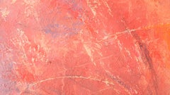 Zeitgenössische Wandkunst „At sunset in the mountains“, Gemälde, Öl auf Leinwand