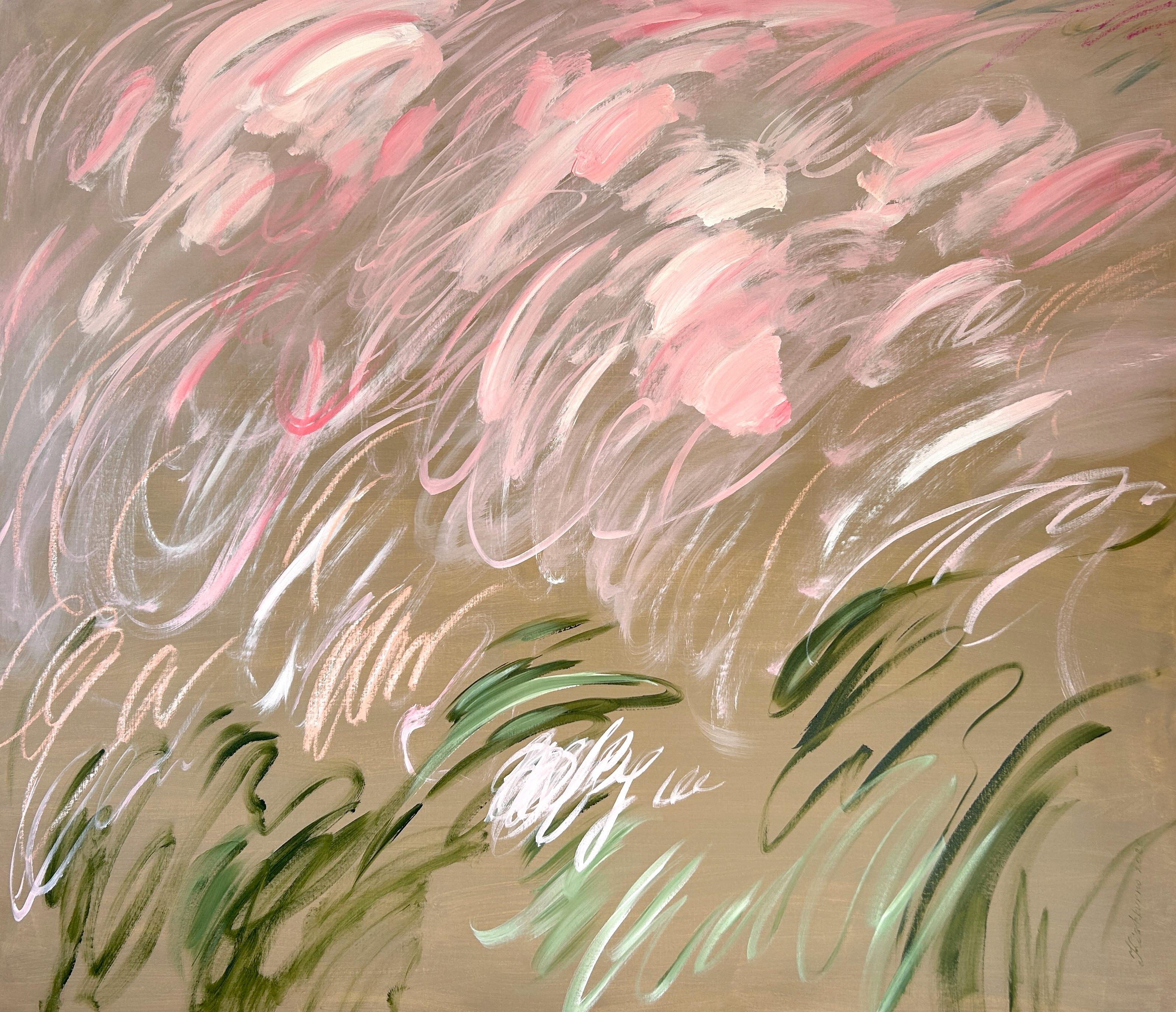 Abstract Painting Olena Kishkurno - Latte Apple Garden