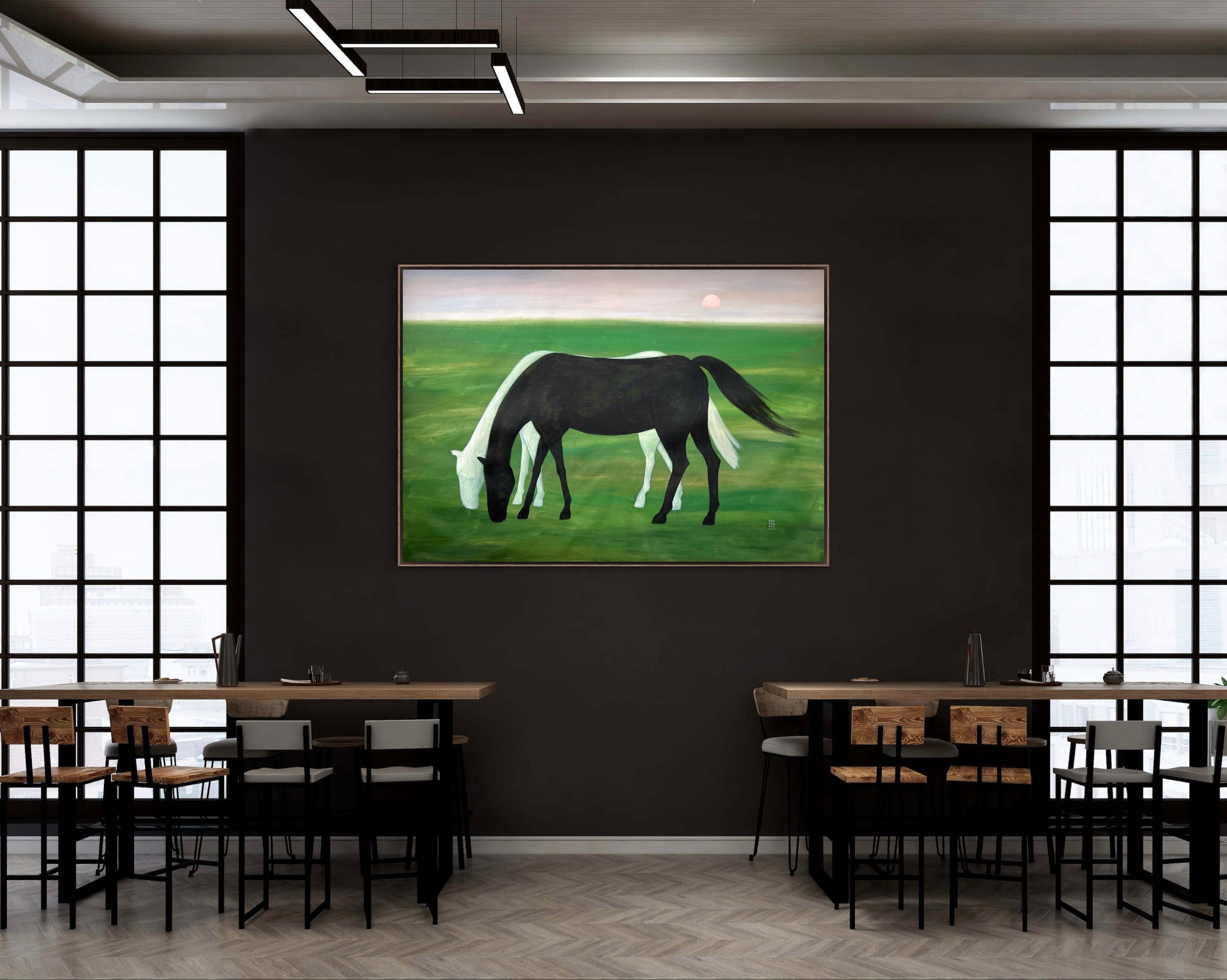 Black horse, white horse For Sale 5