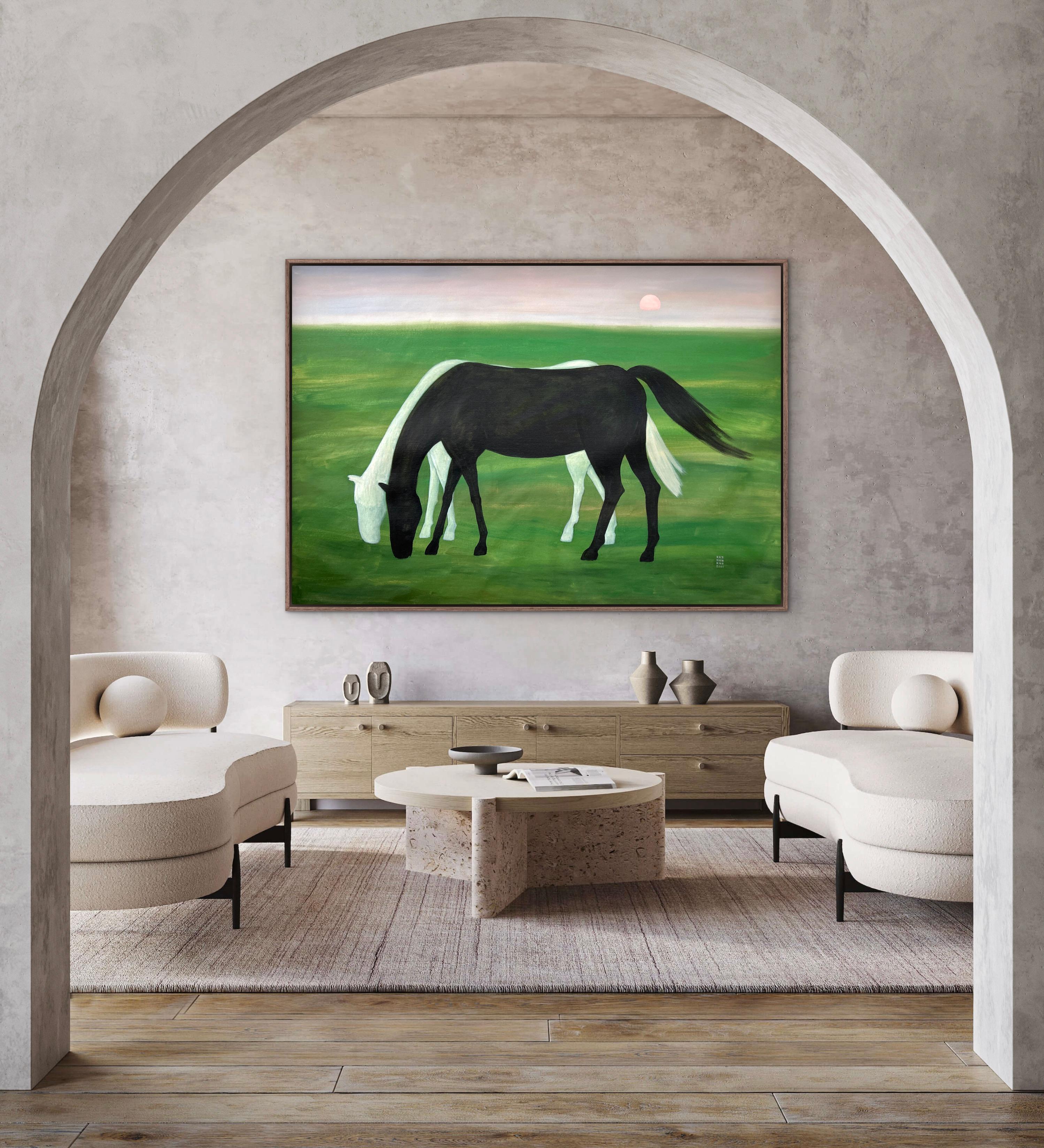Black horse, white horse For Sale 8