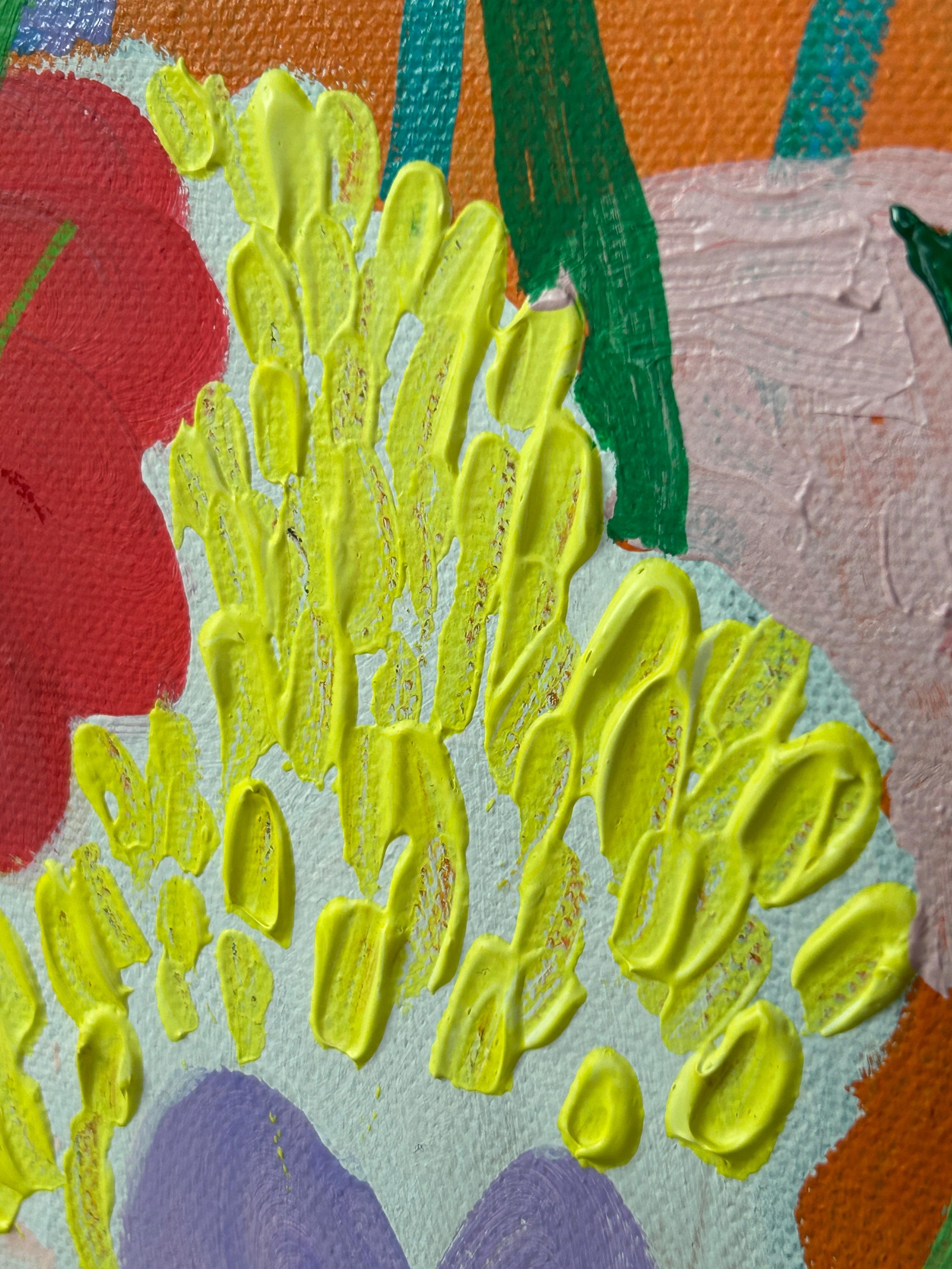 Blumenstrauß in Orange im Angebot 8